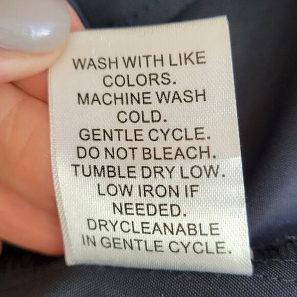 Shein Stand Up Collar Long Sleeve Blouse SZ L Button Up/Button Cuffs Blue Shirt - Picture 12 of 13